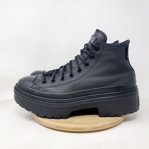 Converse Chuck Taylor All Star Lugged Shoes Womens 10.5 Black Platform Boots